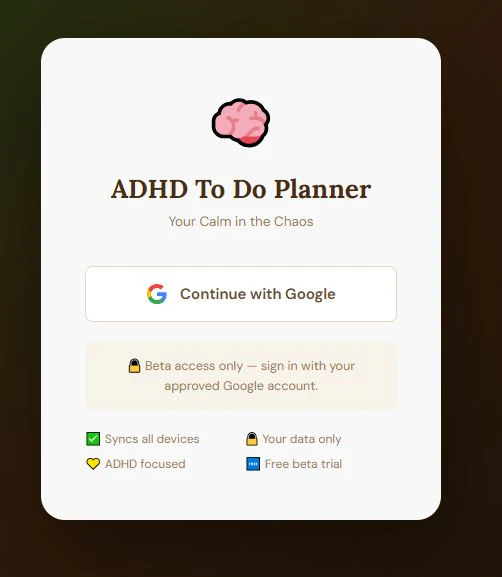 Digital ADHD Planner -  All in one 