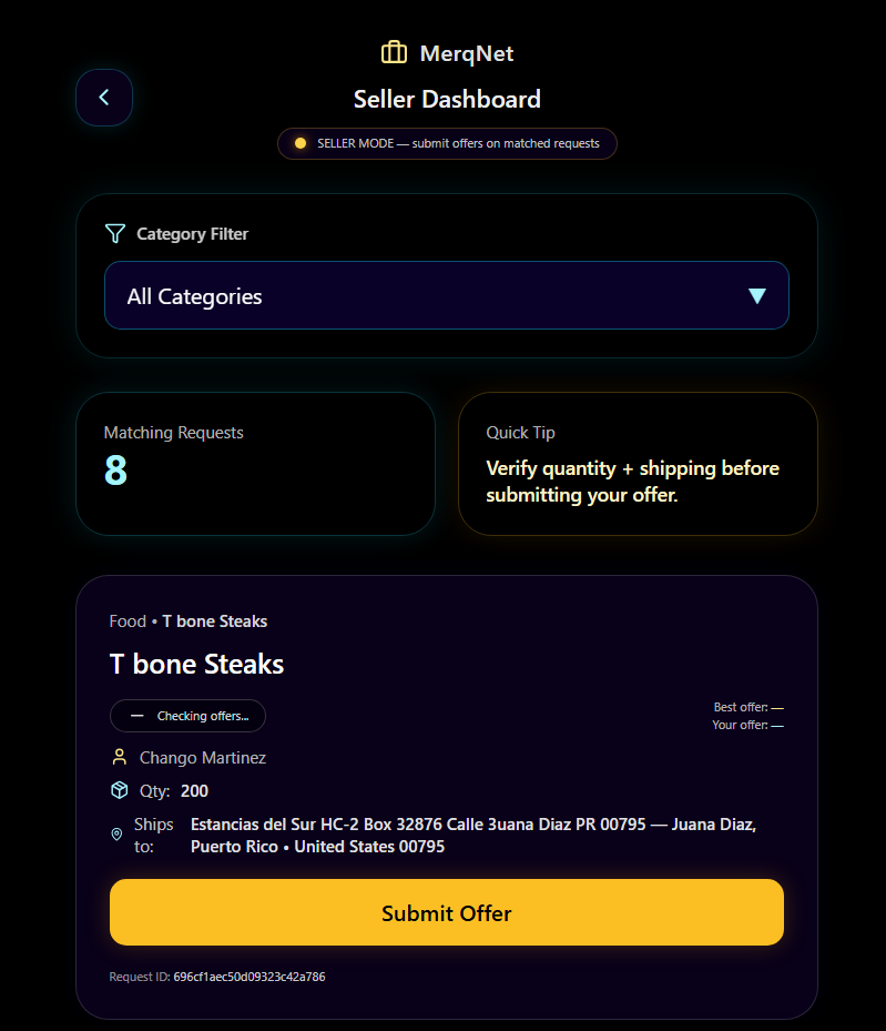 MerqNet – Smart Reverse Marketplace gallery image