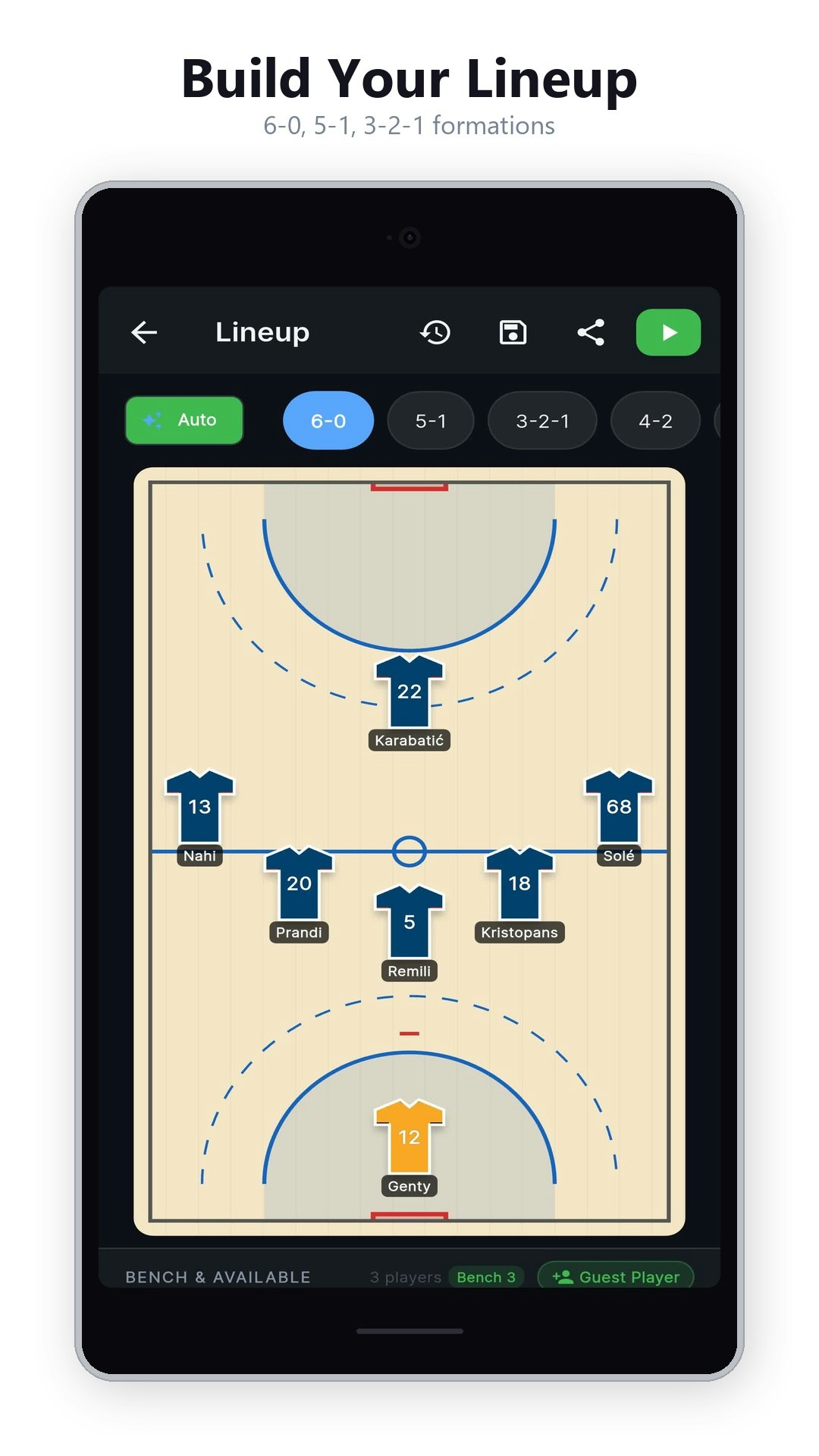 The Coach - Handball Lineup gallery image