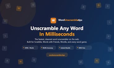 Word Unscrambler Tips gallery image