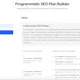 Programmatic SEO Plan Builder