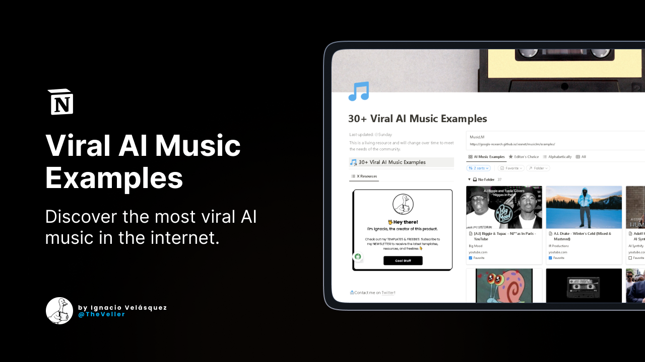 30 Esempi di musica virale AI - Scopri la musica AI più virale su Internet media 2