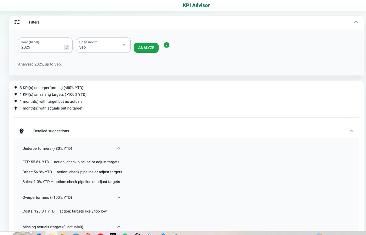 Cosmo KPI gallery image