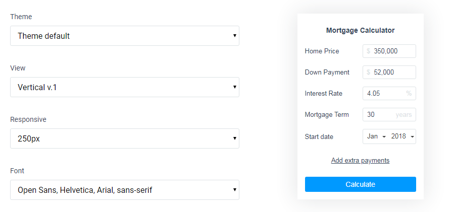 Mortgage Calculator with Extra Payments gallery image