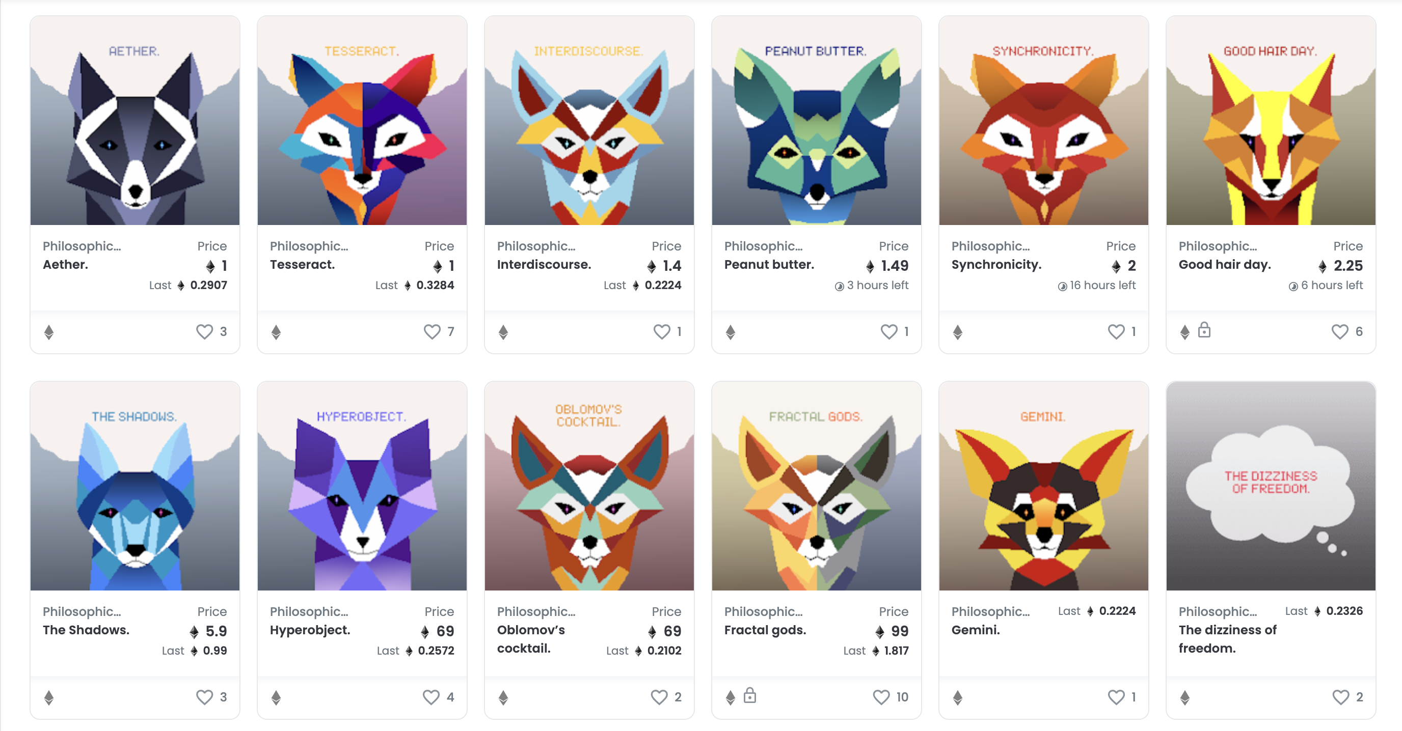 Philosophical Foxes gallery image