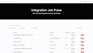 Integration Job Pulse gallery image