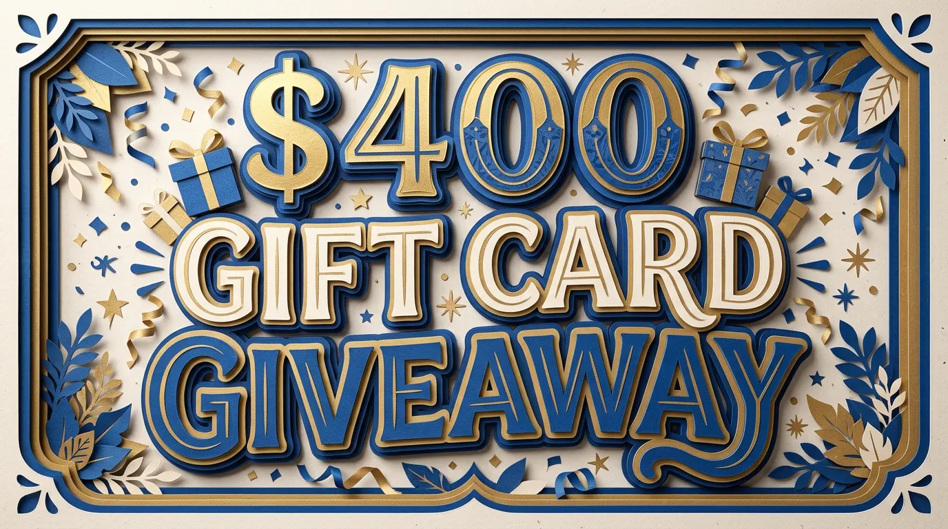 $400 Gift Card Up for Grabs: Enter in