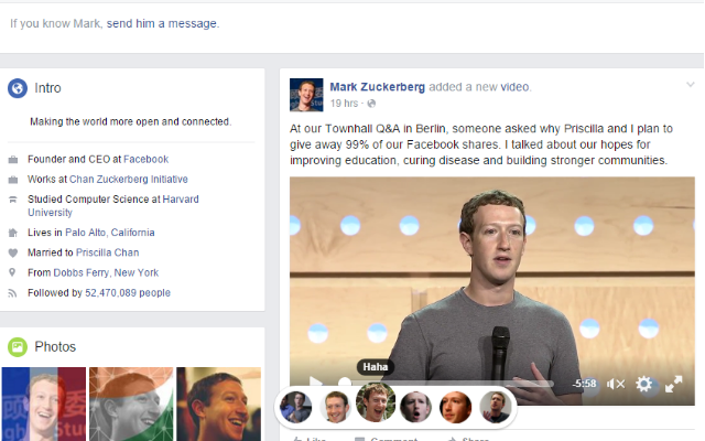 Zuckerberg Facebook Reactions gallery image