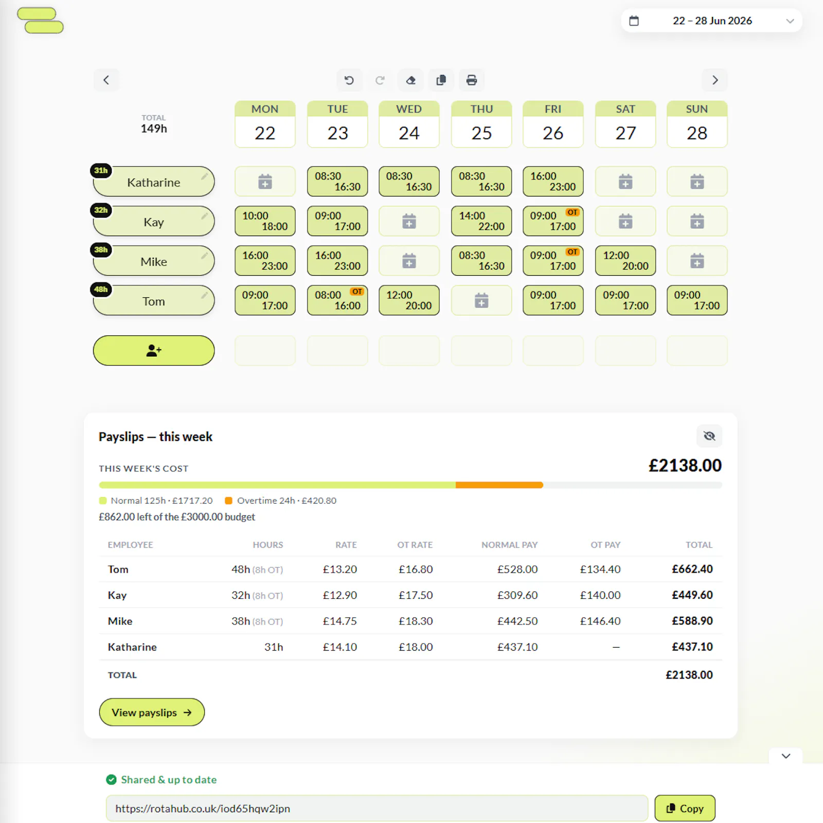 Rota Hub screenshot 3