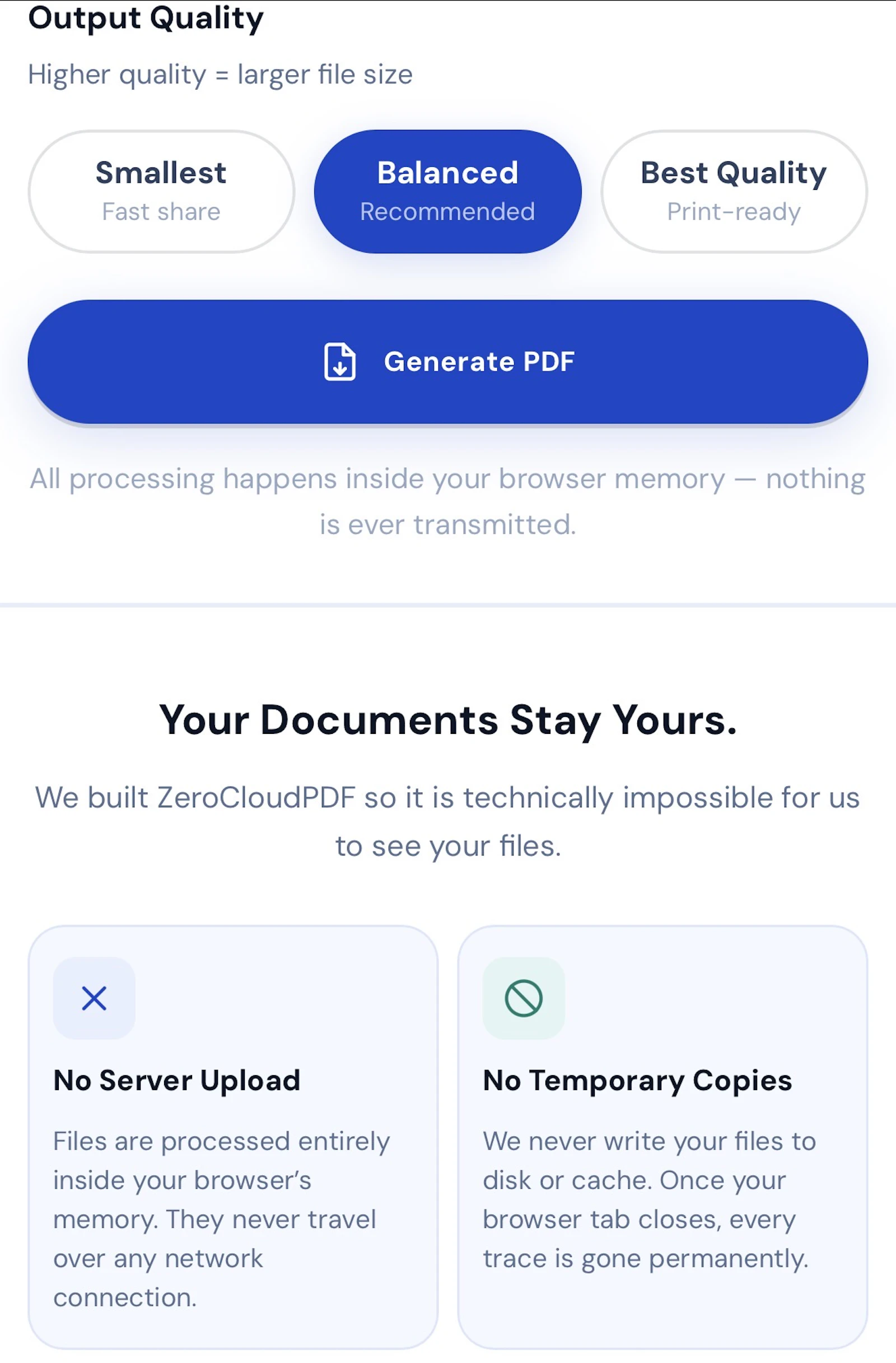 ZeroCloudPDF screenshot 2