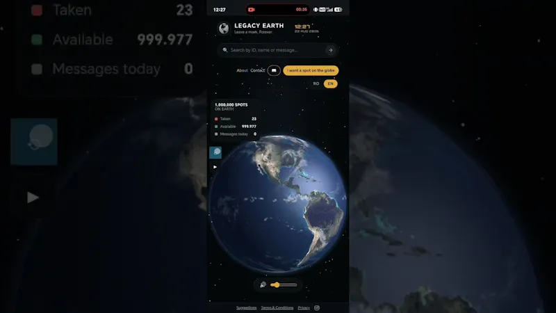 Legacy Earth screenshot 1 (video preview)