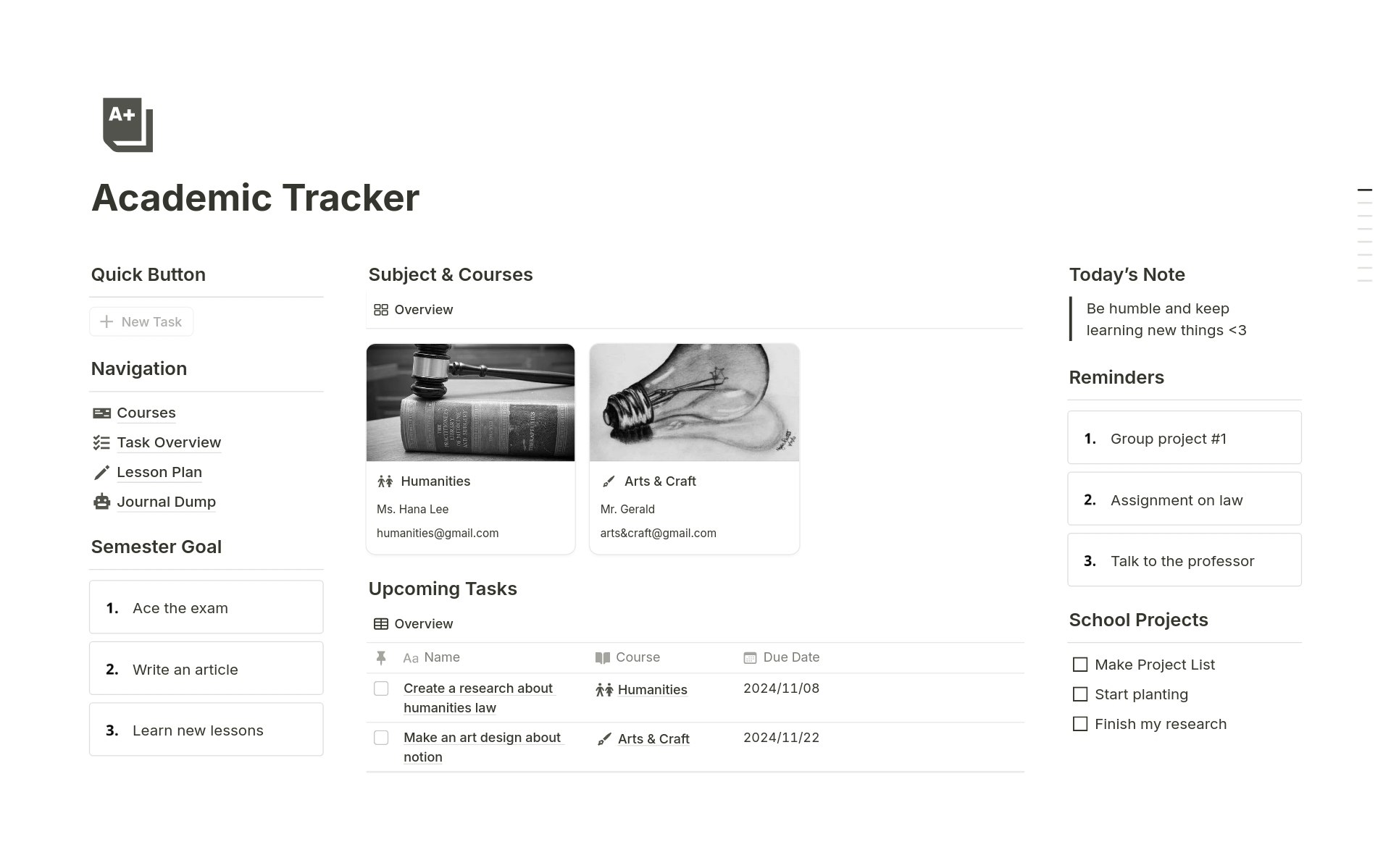 Academic tracker  logo