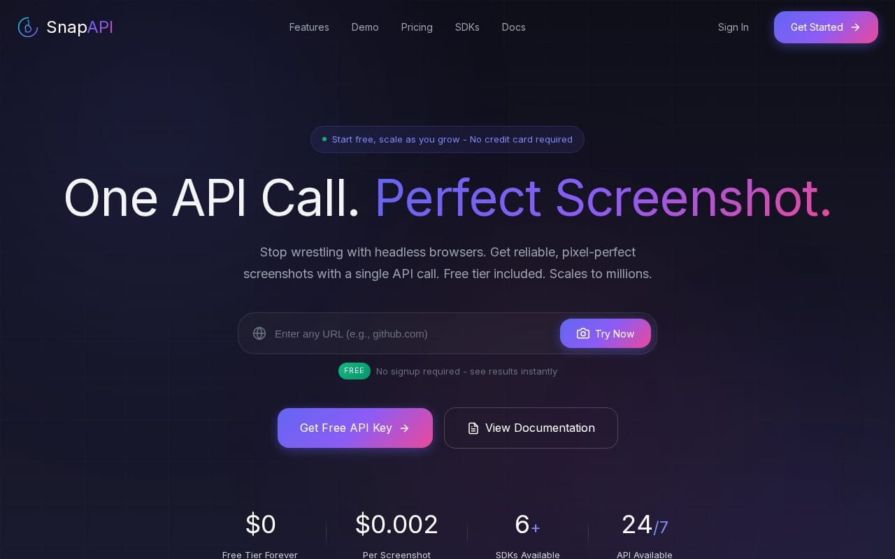 SnapAPI gallery image