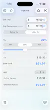 TipEase Calculator gallery image
