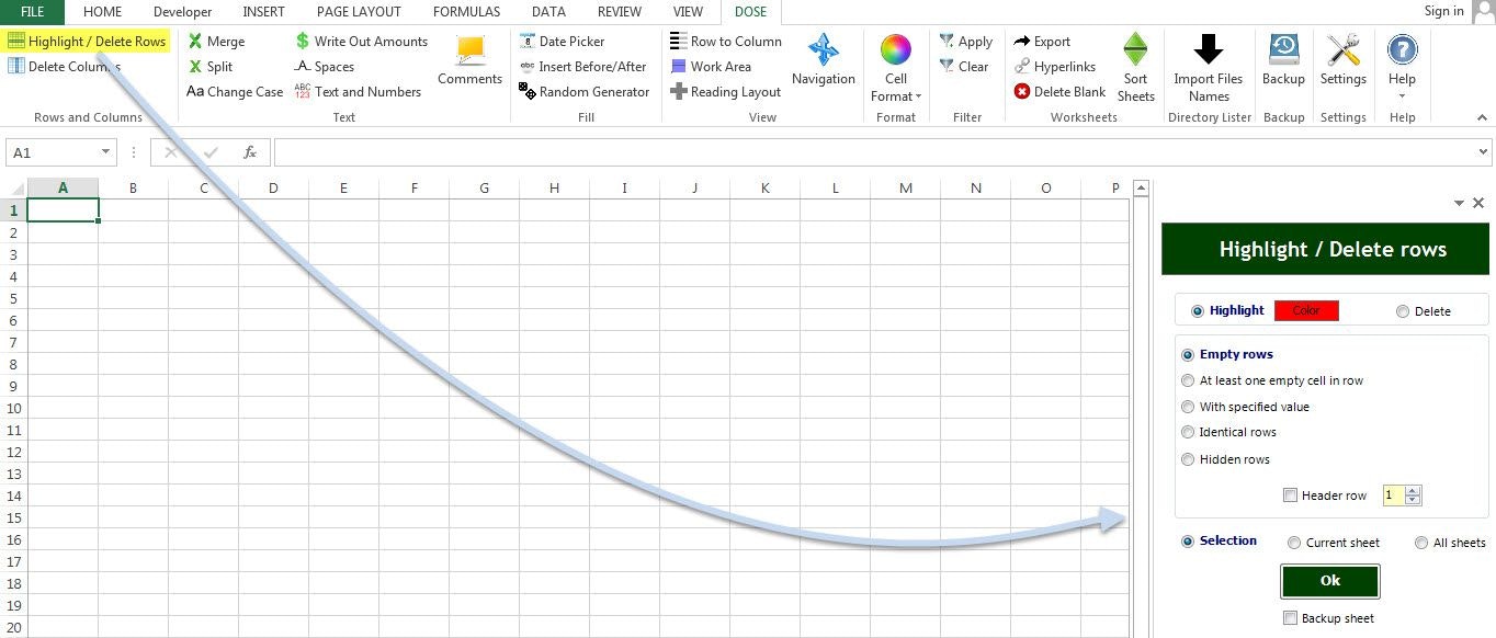 Dose for Excel Add-In gallery image
