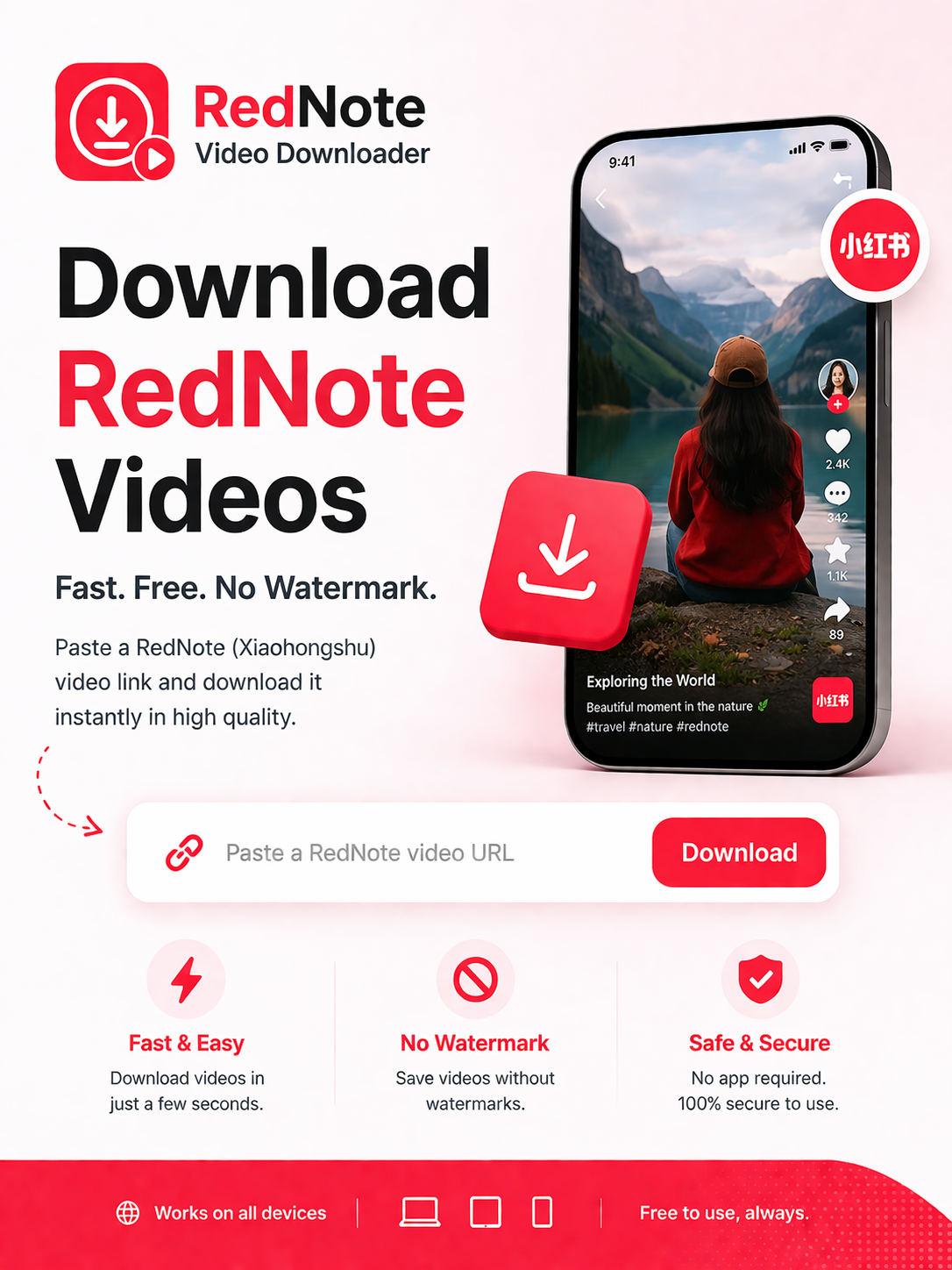 RedNote Video Downloader gallery image