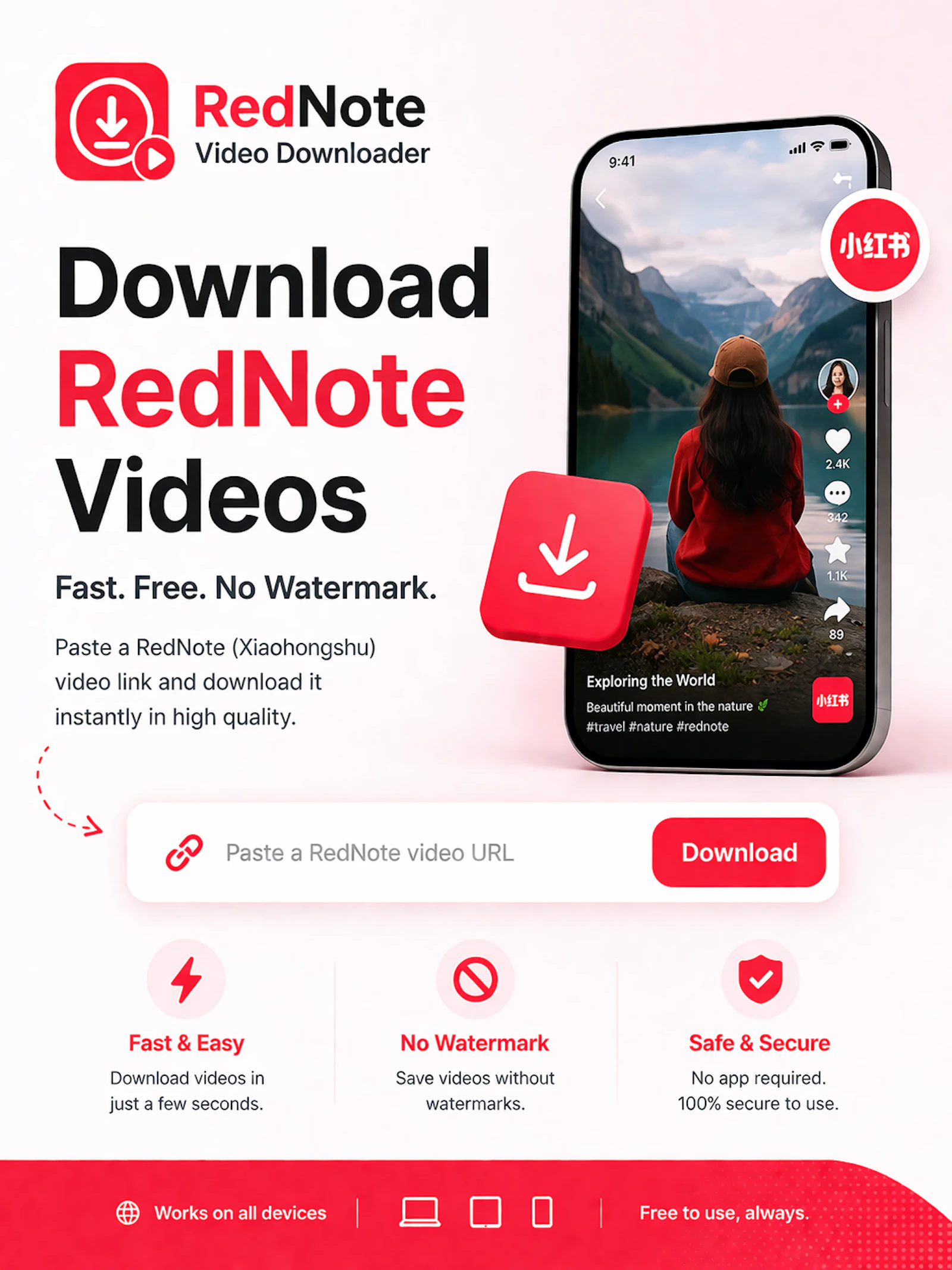 RedNote Video Downloader screenshot 3