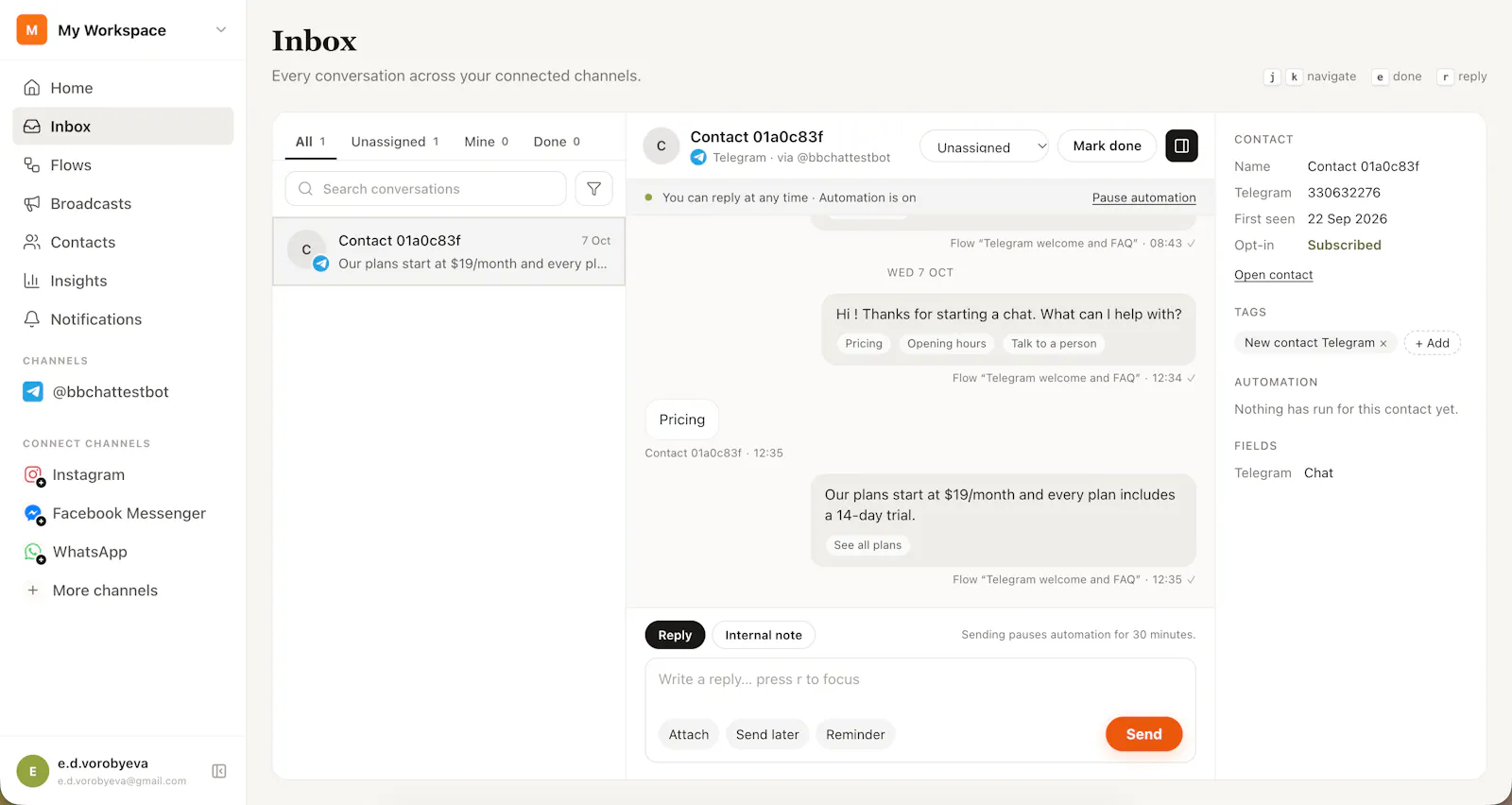 BrightBean Chat screenshot 4