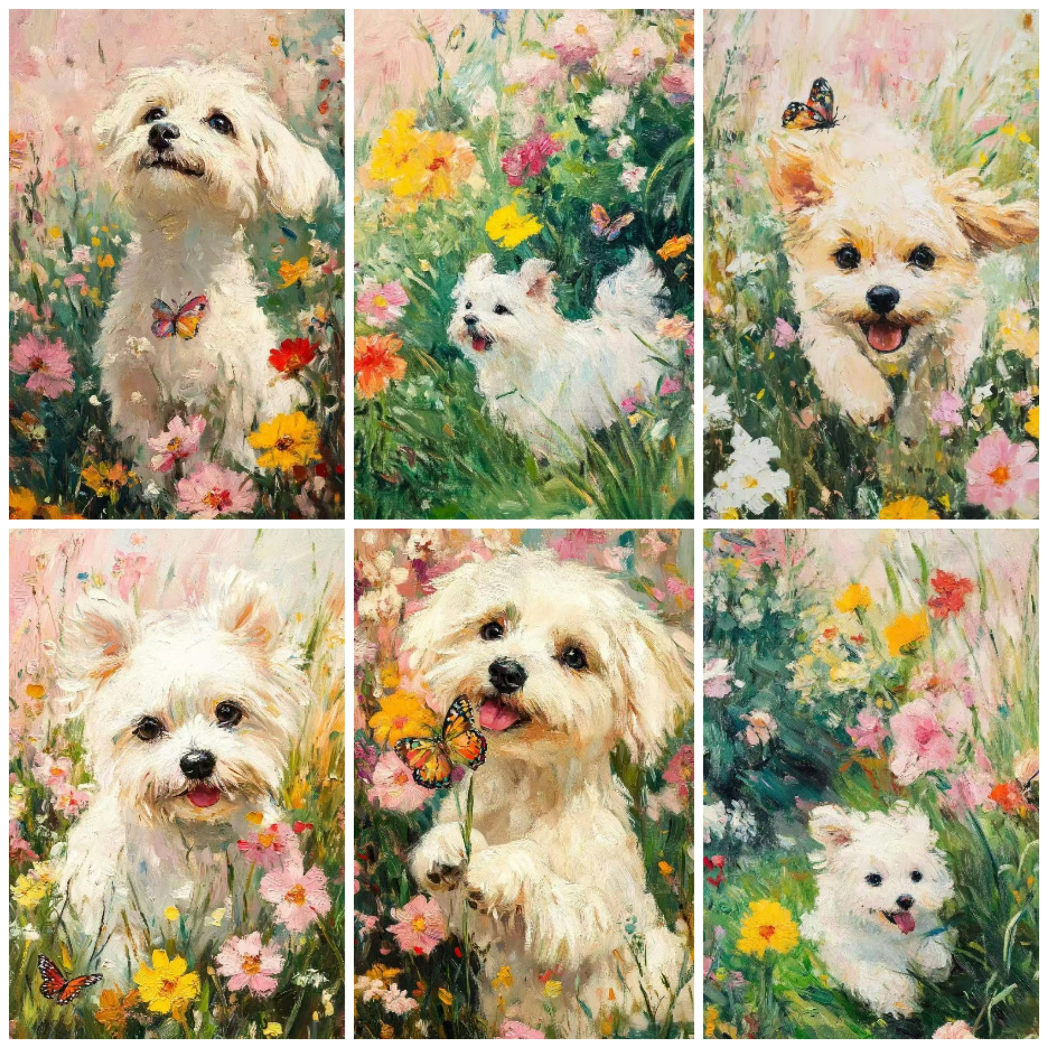Pet Dog Custom paint by numbers gallery image