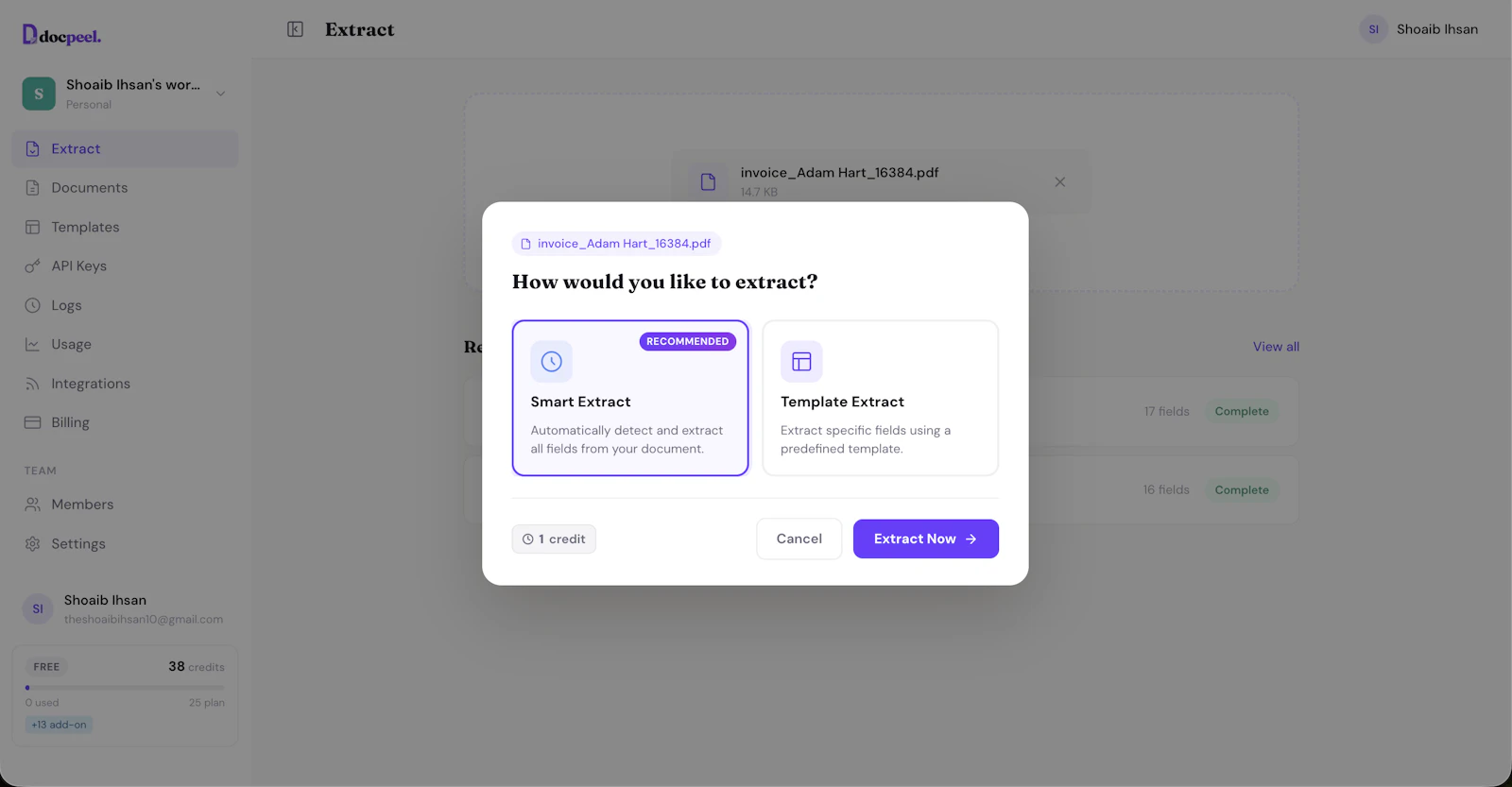 DocPeel screenshot 4