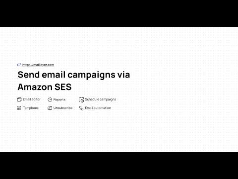 startuptile Maillayer-Send email campaigns via Amazon SES with NoCode