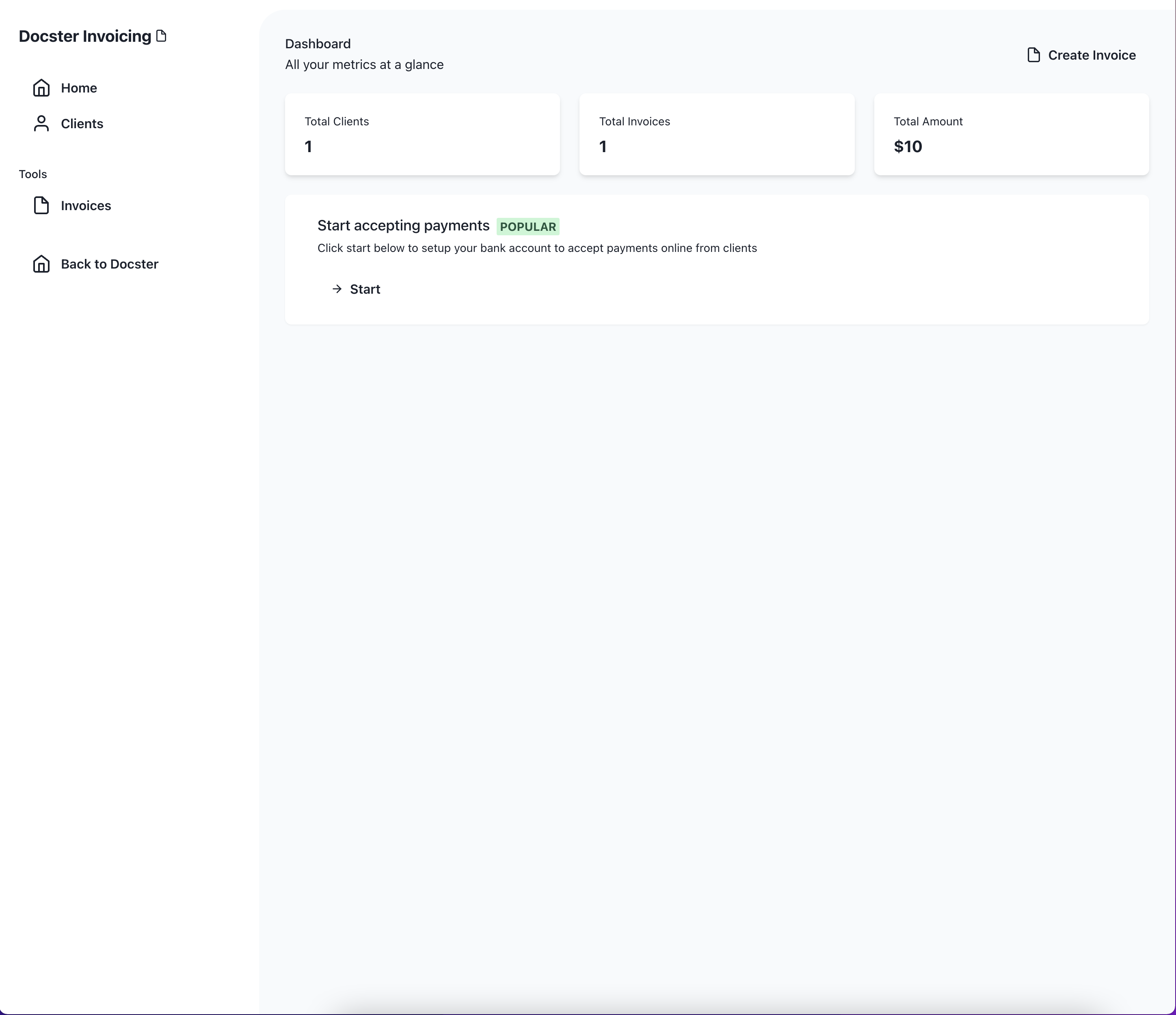 Docster Invoicing gallery image