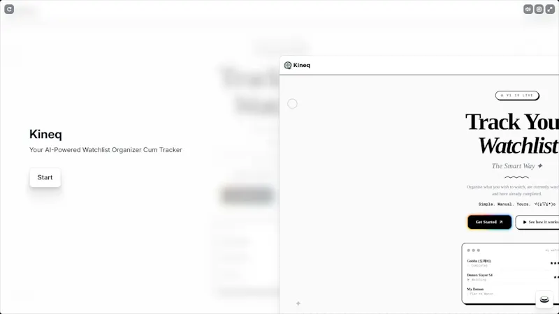 Kineq screenshot 1 (video preview)