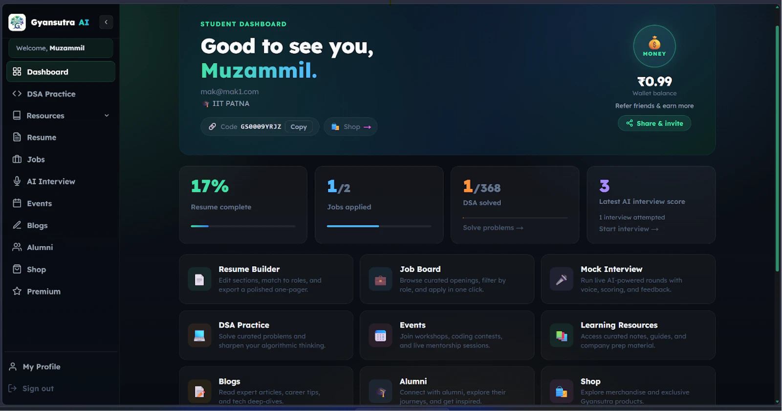 Gyansutra AI screenshot 2