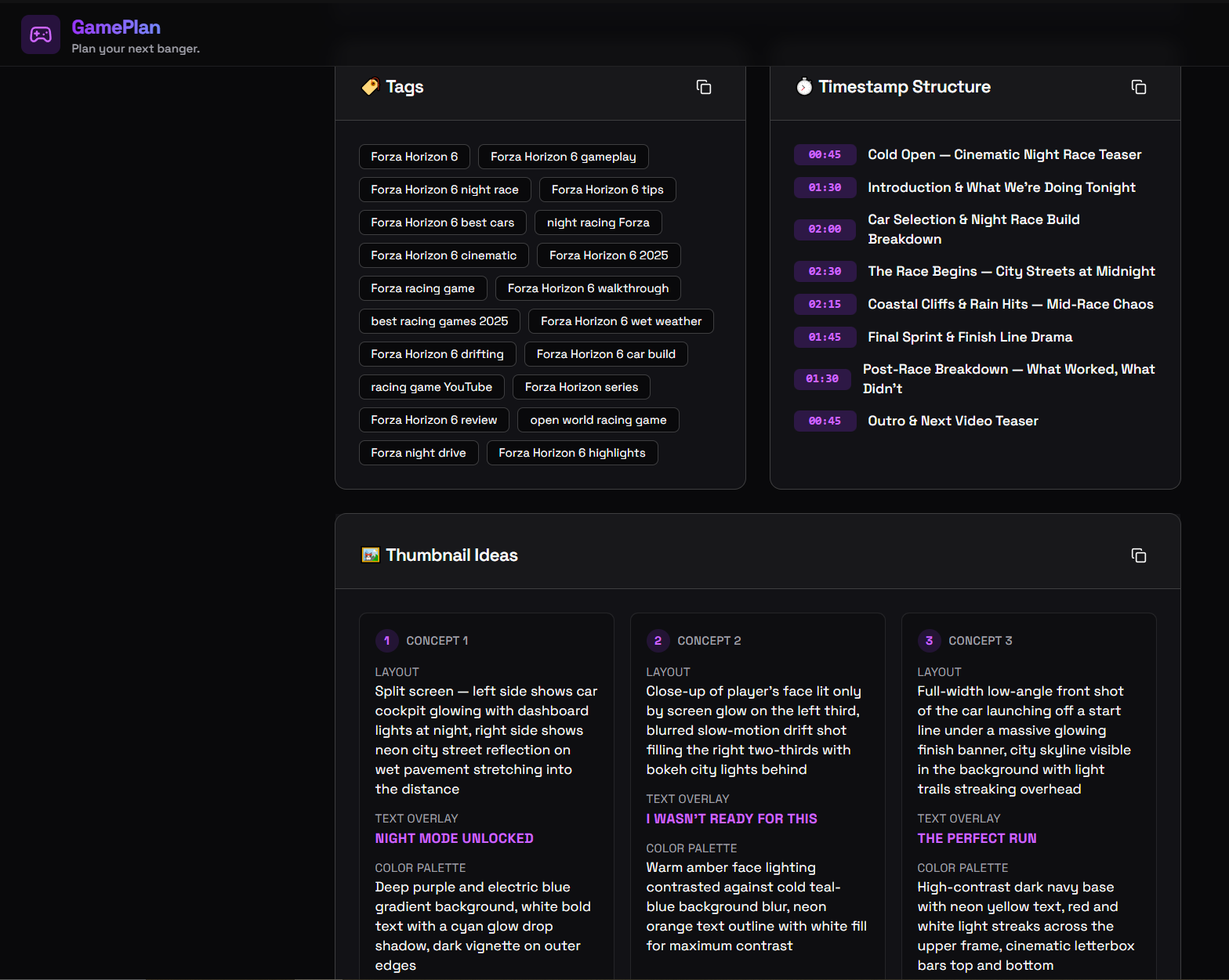 GamePlan YouTube Video Planner for Gamer gallery image
