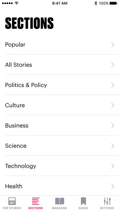 The Atlantic 5.0 for iOS gallery image