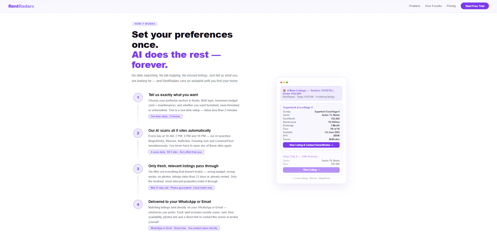 RentRadars screenshot 2