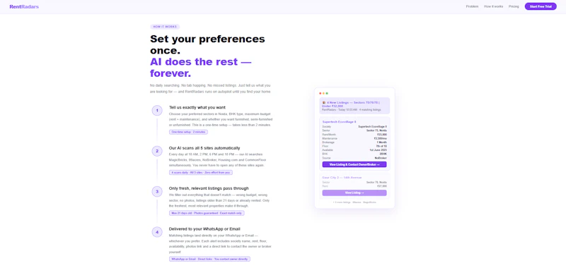 RentRadars screenshot 2