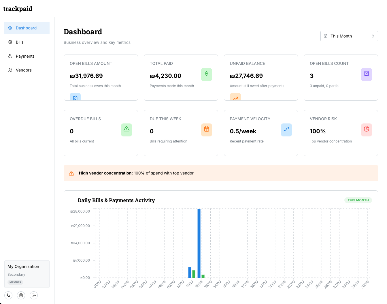 TrackPaid - Screenshot 2 preview