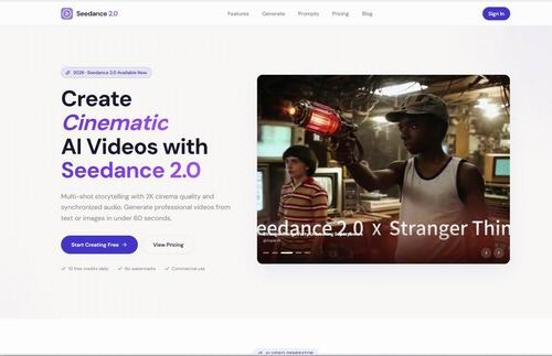 Seedance 2.0 - Product Hunt launch logo and brand identity