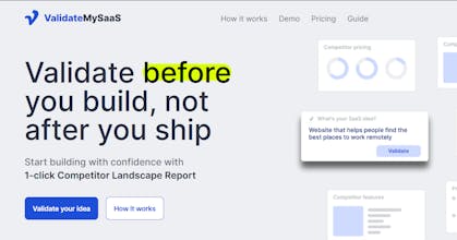 Validate My SaaS gallery image