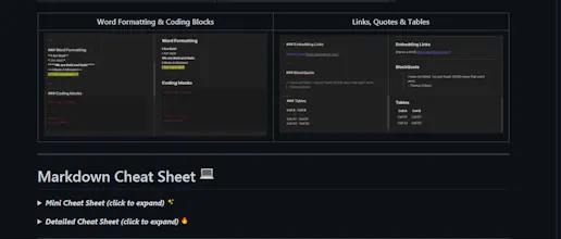 Ultimate Obsidian Cheat Sheet gallery image
