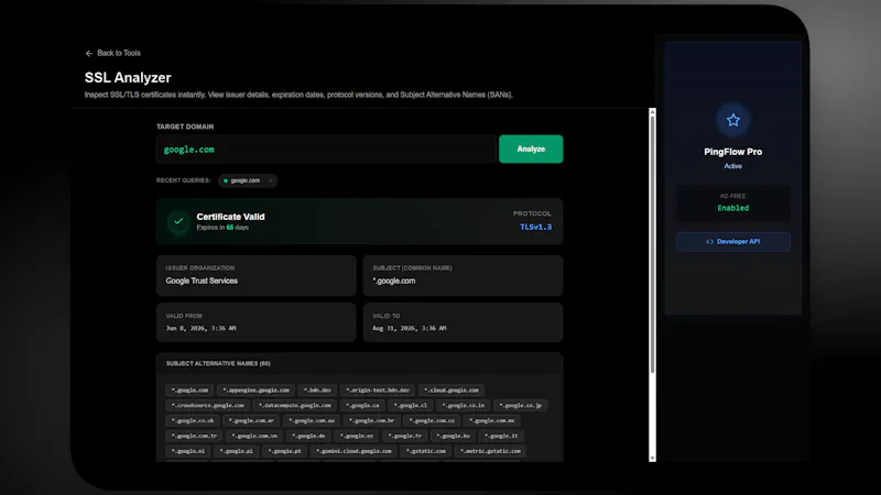 PingFlow screenshot 4