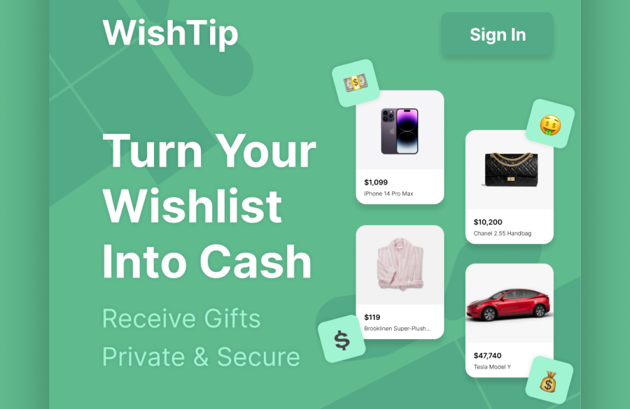 startuptile WishTip-Turn your wishlist into cash