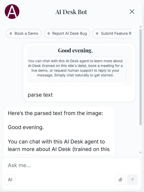 AI Desk gallery image