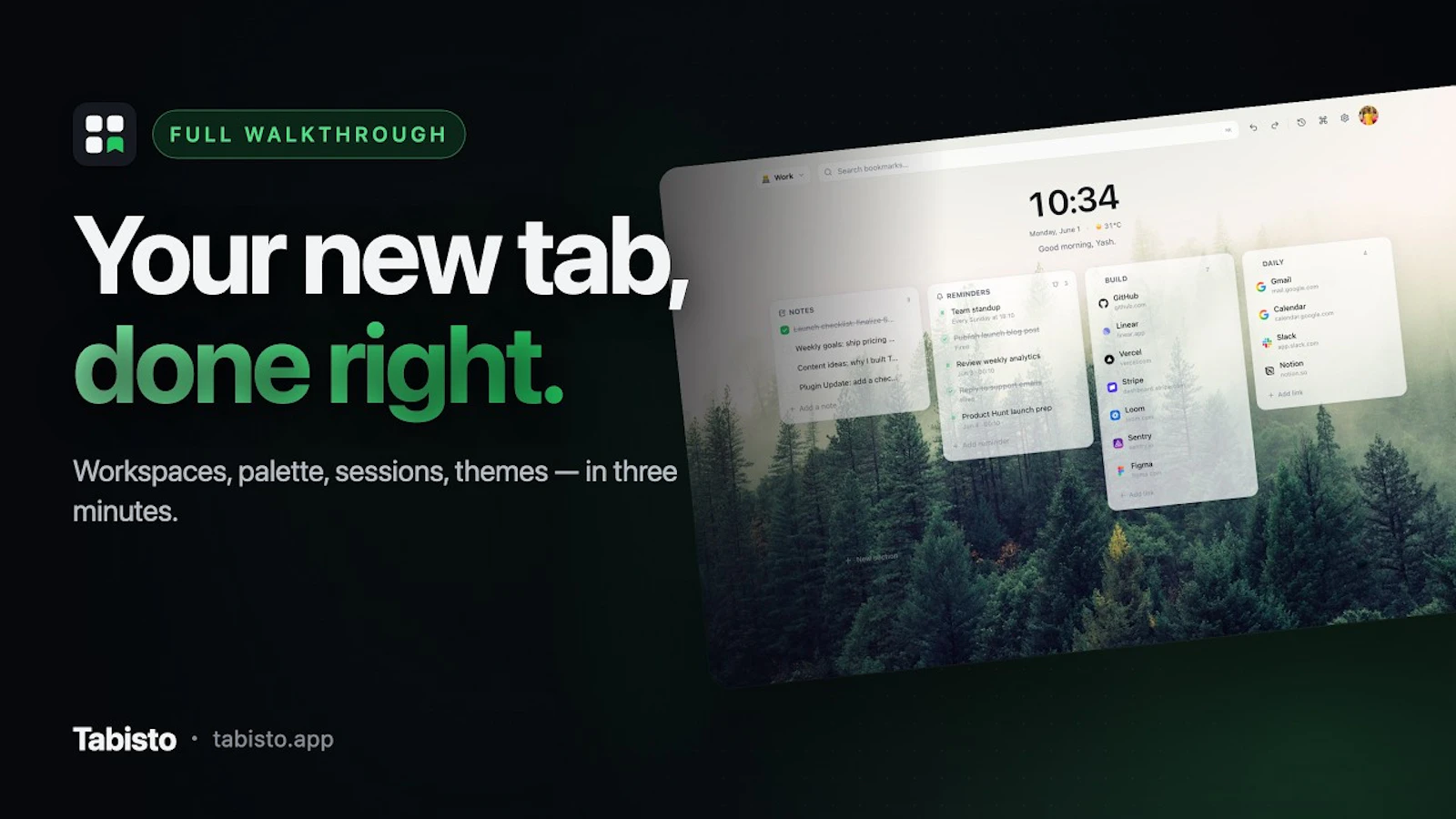 Tabisto screenshot 1 (video preview)