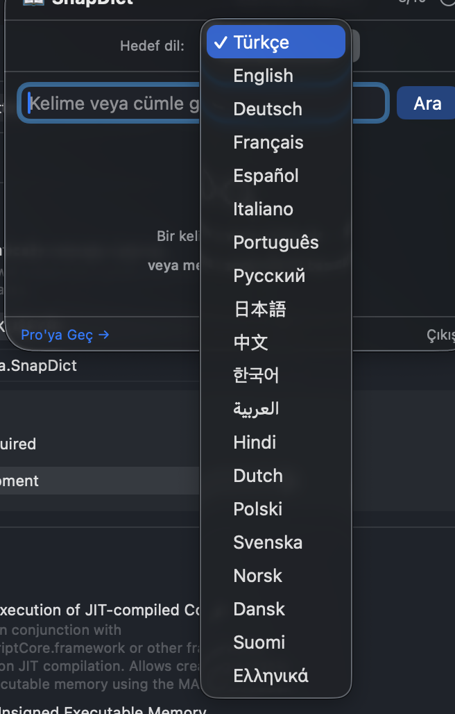 SnapDict - Instant AI Translator for Mac gallery image
