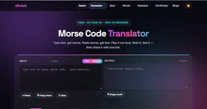 Morse Code Translator gallery image