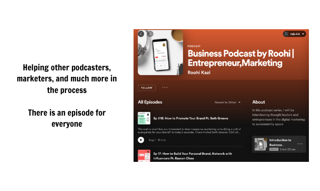 Business Podcast by Roohi gallery image