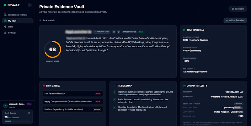 KOVAULT screenshot 1