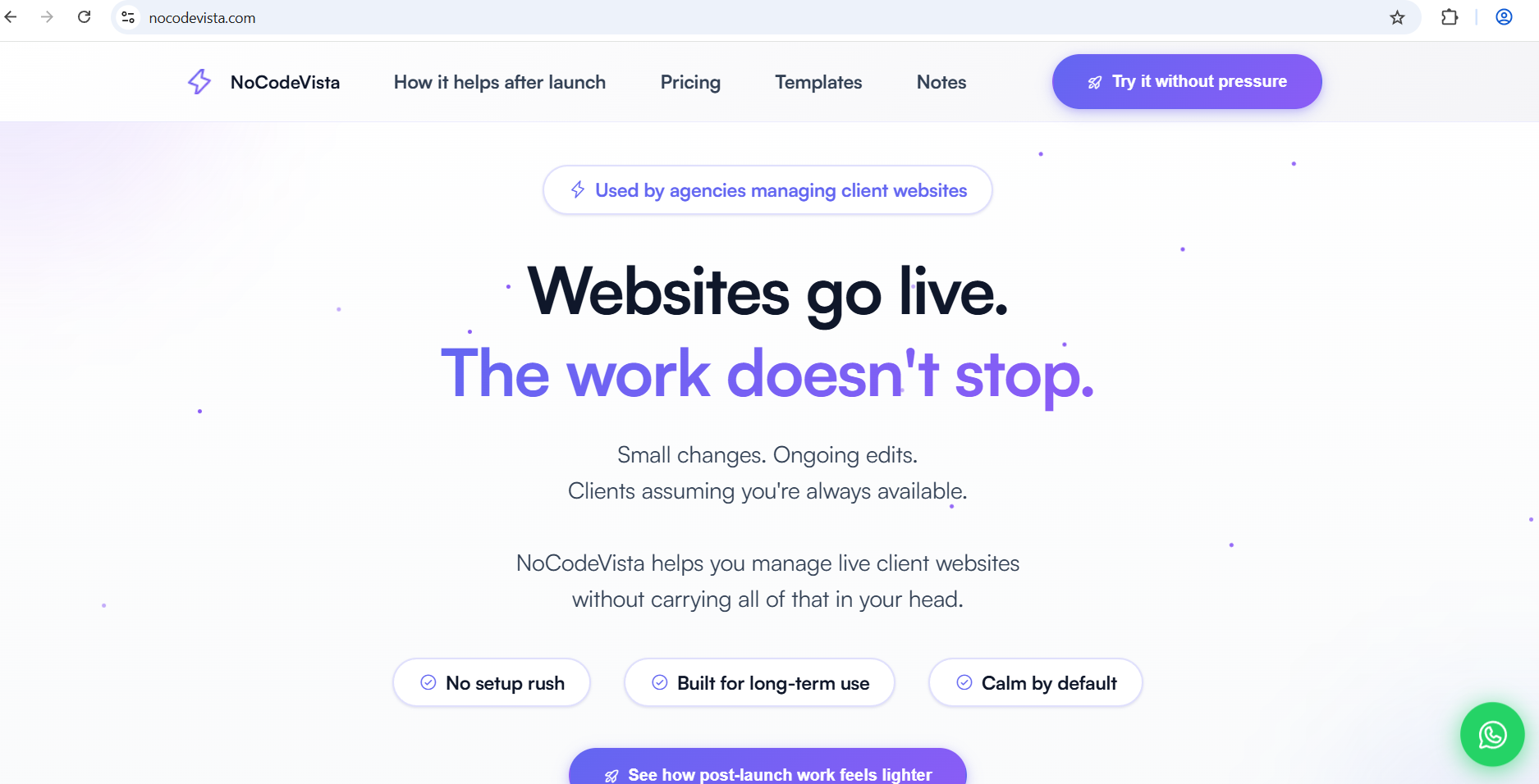 NoCodeVista — No-Code Website Builder gallery image
