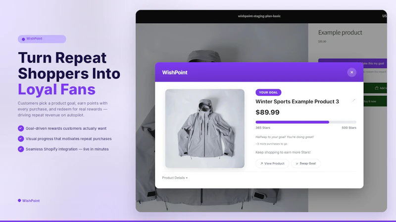 WishPoint - Loyalty towards one product screenshot 2