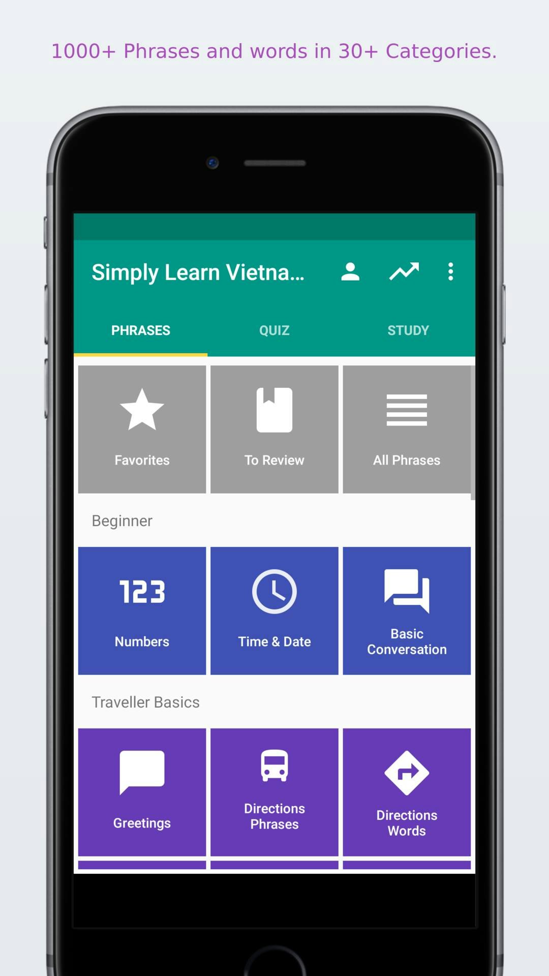 Simply Learn Vietnamese App gallery image