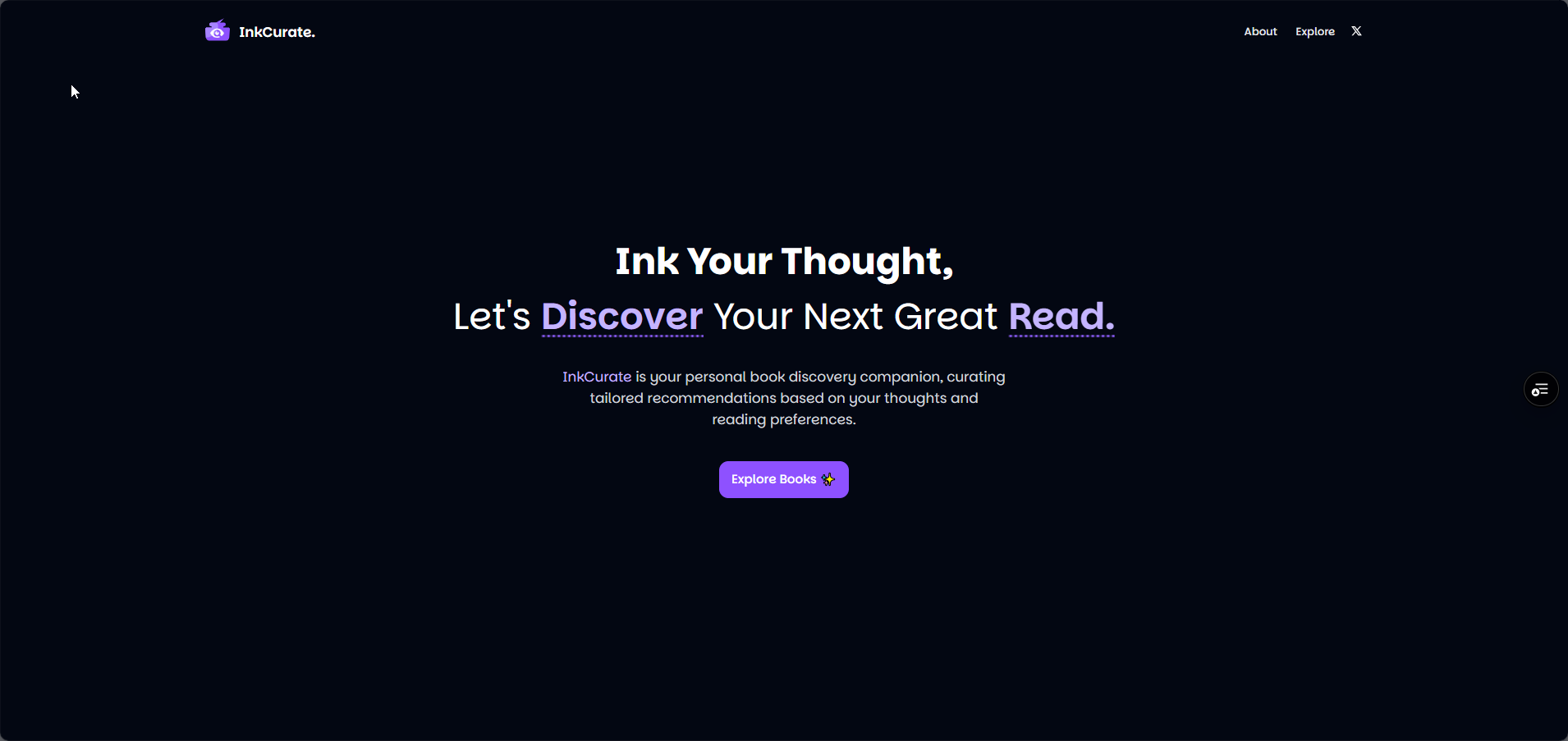 Média Encrier - Inkcurate est votre compagnon de découverte de livres personnels 1