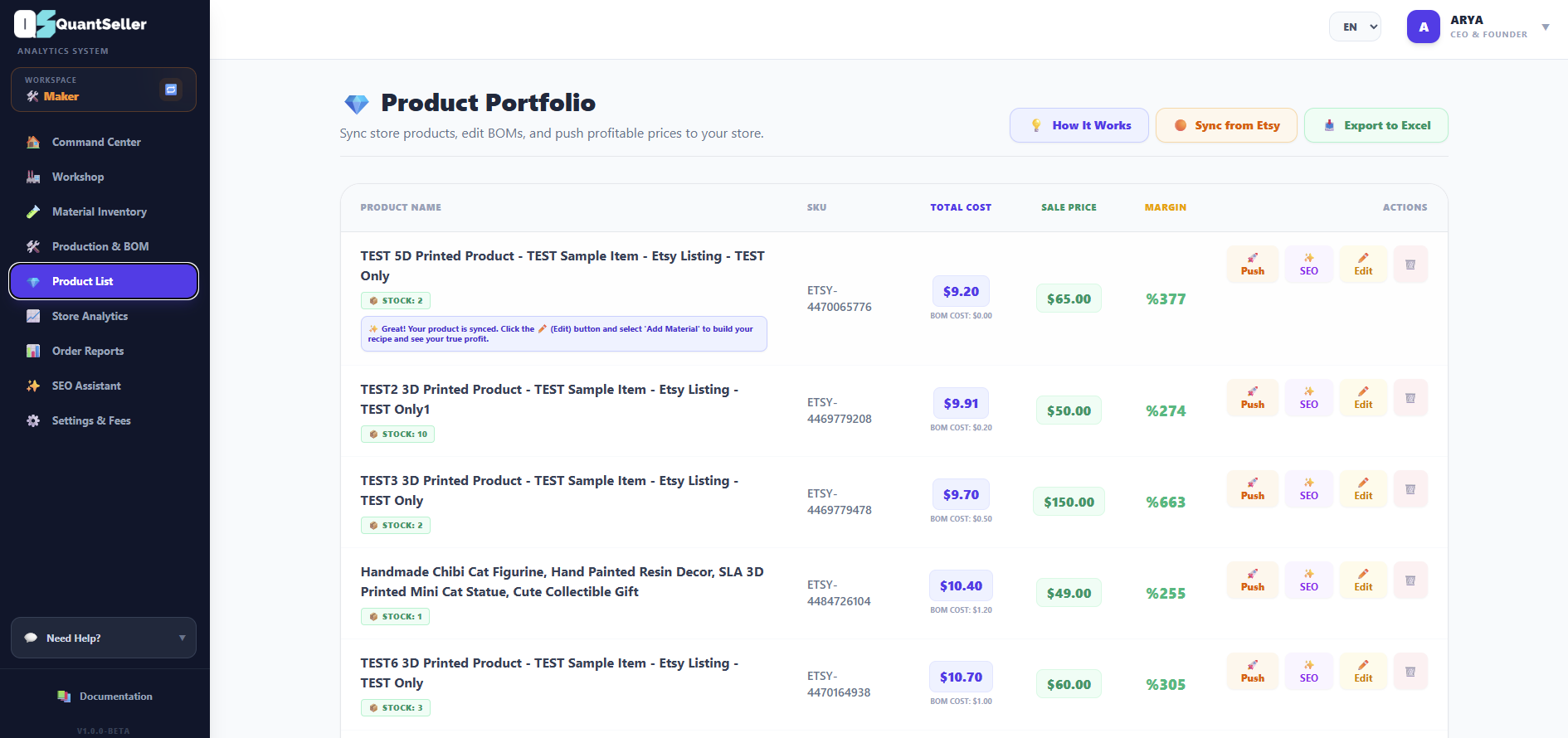 QuantSeller gallery image