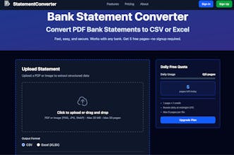 Bank Statement Converter gallery image